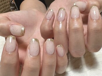 デューネイルスタジオ(dew nail studio)/先端ミラーニュアンス