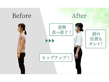 Nピラティス 守谷店/猫背姿勢が変わりヒップアップ！