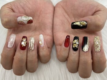 ディーネイル 池袋(D-nail)/[木村]和柄ネイル