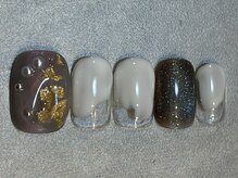 カラネイル 南森町店(calla nail)/偏光パール　マグネット　大人