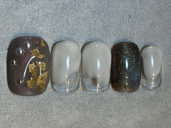 カラネイル 南森町店(calla nail)/偏光パール　マグネット　大人