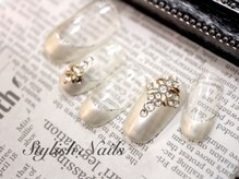 スタイリッシュネイルズ(Stylish Nails)/ウエディングネイル（パール）