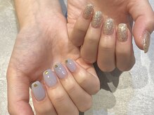 アモフ(amof)/グリッター×アイスブルー☆*:。