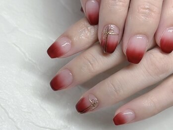 ビューティービースト フォー ネイルアンドアイラッシュ 松浜店(beauty:beast)/ボルドーグラデーション☆