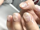凸凹うるうるネイル