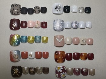 ネイルサロン クール(Nailsalon Coeur)/フット シンプルアートコース