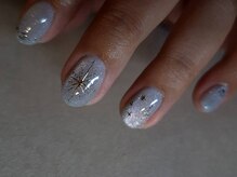 moqu.【モク】/ミラー手描きアートネイル