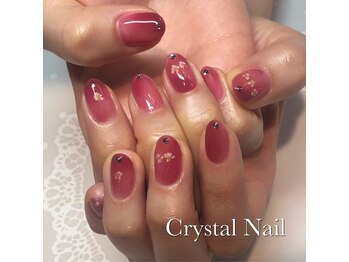 クリスタルネイル ボンベルタ橘店(CRYSTAL NAIL)/押し花ネイル
