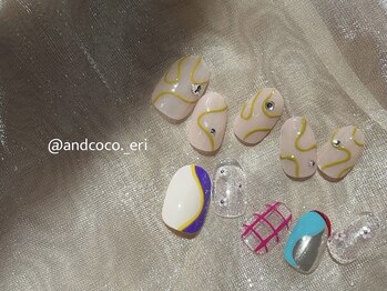 アンドココ 下北沢店(And & coco.)/トレンドネイル♪