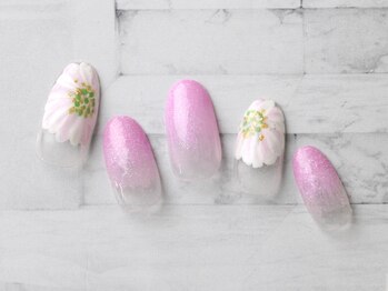 キャンアイドレッシー ヨコハマ元町店(Can I Dressy)/【NEW】フラワーネイル