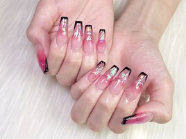 ★オーロラ血色ネイル★