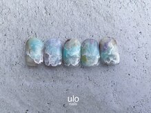 ウロネイルズ(ulo nails)/淡色海のアート