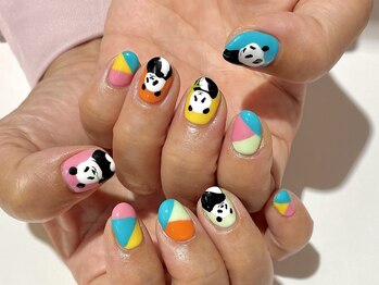 ネイルズガッシュ 武蔵小山店(NAILsGUSH)/パンダネイル