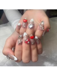 クリスマスネイル