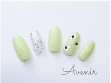 アヴィニール 表参道(Avenir)/ホロ花ネイル