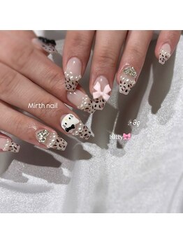 レオパードフレンチネイル