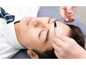 【眉毛が薄い方に】メンズ眉毛WAX＋眉パーマ