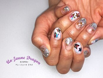 アン ジョーヌドラゴ/【自爪ネイル】くり抜きネイル