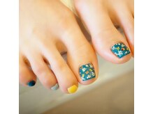 ネイルアイサロンアンドスクール リッカ(Lycka)/【フットネイル】親指ア-トコ-ス