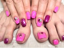 ネイルサロン アール(Nailsalon R)/Pink Pink ネイル