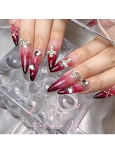 ヒスイ(Hisui)/ロングネイル/ごてごてネイル