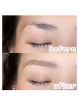 ビューステージ アイブロウサロン 徳島/ストレートアーチ眉