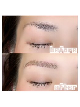 ビューステージ アイブロウサロン 徳島/ストレートアーチ眉