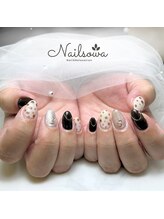 ソワ(sowa)/大人っぽいシンメトリーネイル