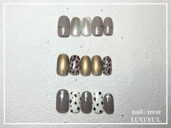 ネイルアンドアイラッシュ ルクソー ホテル日航福岡店(Nail&Eyelash LUXUEUX.)/【定額デザイン¥8800】