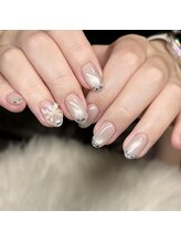 マイオティック ネイル(miotic nail)/マグネットガラスフレンチ