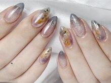 夕日ニュアンスネイル