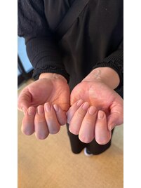 ネイルケア＋透明マニキュア