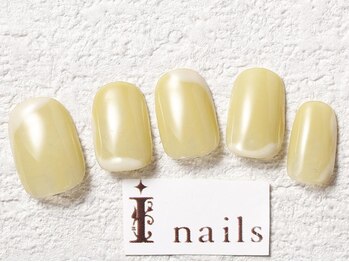アイネイルズ 梅田店(I nails)/ワンカラーうねうねアート