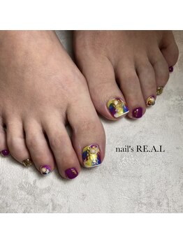 ネイルズリアル 倉敷(nail's RE.A.L)/フットネイル