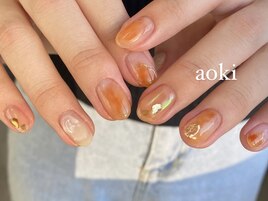 お任せオレンジネイル