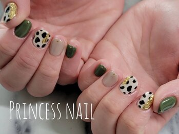 プリンセスネイル(Princess nail)/ダルメシアンネイル &nbsp;9,000