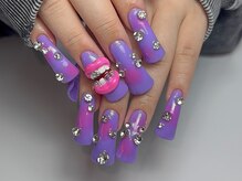 #河内小阪ネイルサロン #海外ネイル #派手ネイル 