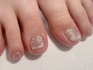 手描き桜フットネイル8980円~
