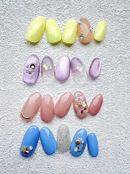 ネイルアンドアイラッシュ グレース 川西店(nail&eyelash Grace)の写真/【川西能勢口東口スグ】丁寧なオフ+ケア付★色変更もOK＆デザインも豊富にご用意!!自店オフずっと無料