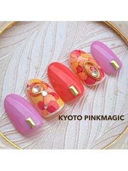 ピンクマジック(PINKMAGIC)/たらし込みネイル