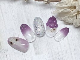 ぶどう　フルーツネイル