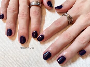 アトリエ ラビータ(atelier la vita)/Men's ネイル　ワンカラー
