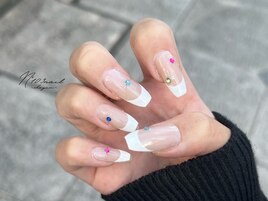 キラキラ☆#フレンチネイル