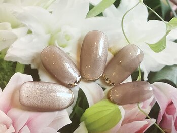 マグネット×先端ミラーストーン