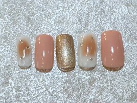 定額デザイン　チークネイル