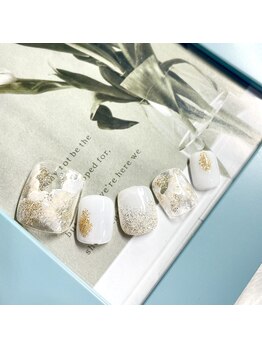 10月フットネイル