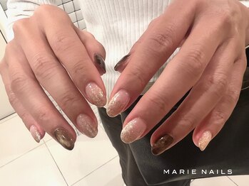 マリーネイルズ 心斎橋店(MARIE NAILS)/新規様¥6,600 ブラウン 1030a
