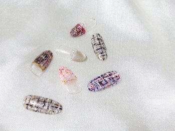 ネイルライフ 目黒店 恵比寿 白金(NailLife)/人気のツイードデザインも充実