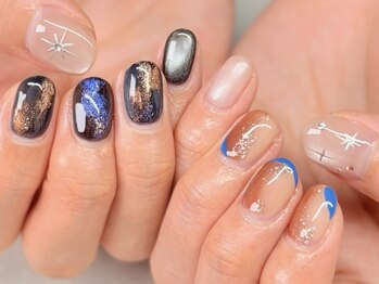 グロスネイル(gloss nail)/ジェルアート/個性派