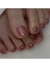 《foot/フットバス付》フットネイルシンプル*ワンカラー60分¥6,600